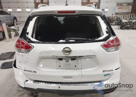 2014 Nissan Rogue Sv z USA, uszkodzony, nr VIN 5N1AT2MV8EC808949